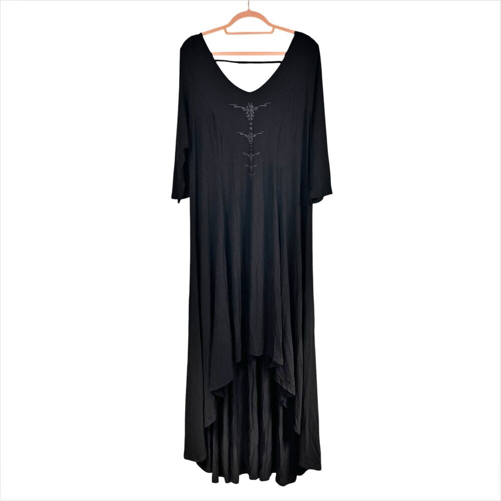 TORRID x DISNEY Her Universe NWT Maleficent High-Low Jersey Dress Black Size 2X - Picture 3 of 11